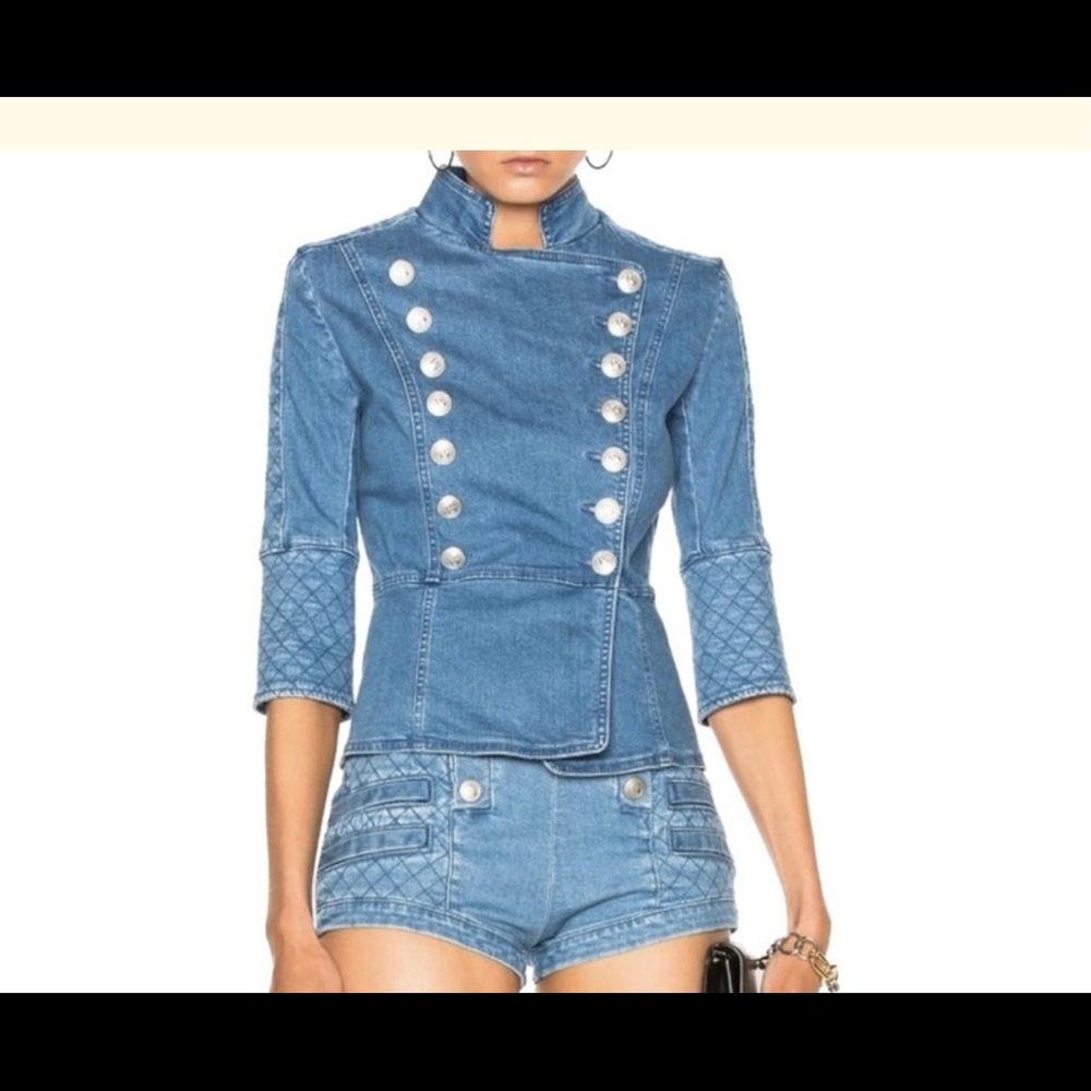 NWT Pierre Balmain Denim Jacket - Sz 8 (M)